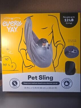 Every Yay Pet Sling Carrier - Hands-Free Comfort for Pets Up to 12lb